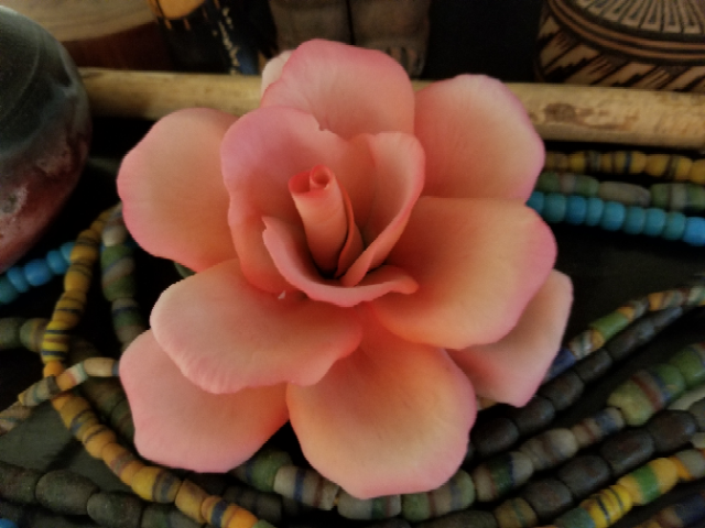 Pink Flower and Indian Beads | How Daily Prayer and Meditation Help Us in Our Lives