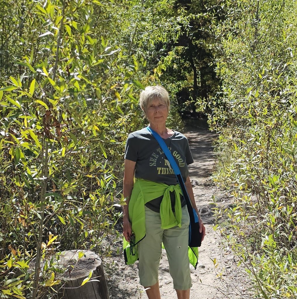 Rhonda at Bandelier National Park
